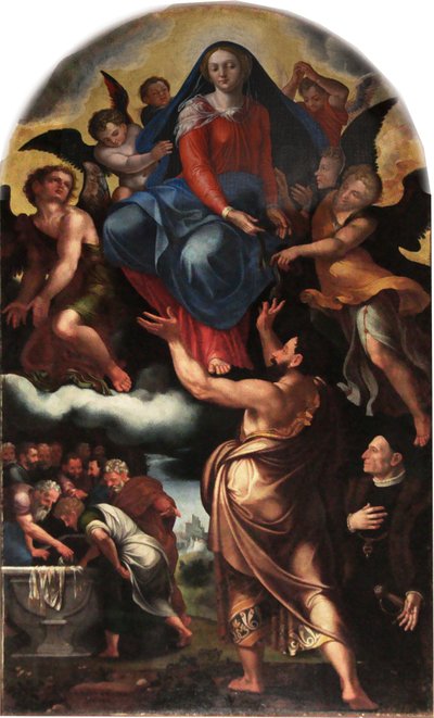 Madonna of the Girdle by Lambert van Noort